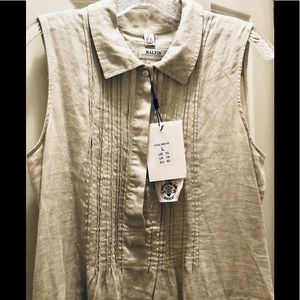 Linen maxi dress